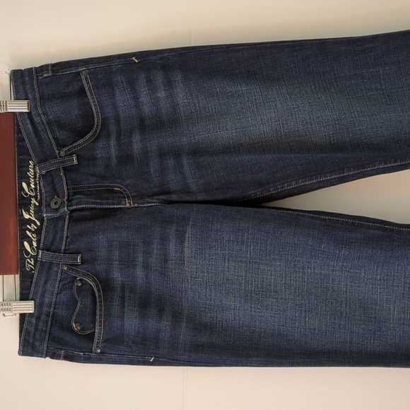 The Cali by Juicy Couture Y2K Boot Leg Dark Blue Women's Jeans Heart Pockets 29 - Picture 2 of 8